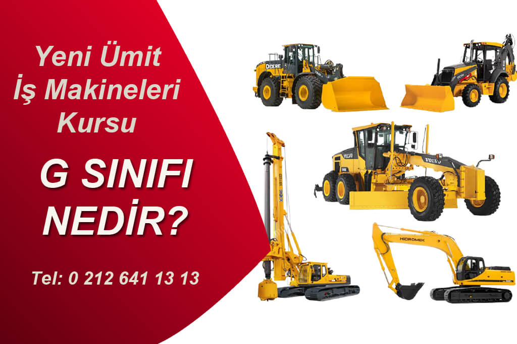 G SINIFI EHLİYET ÖRNEĞİ