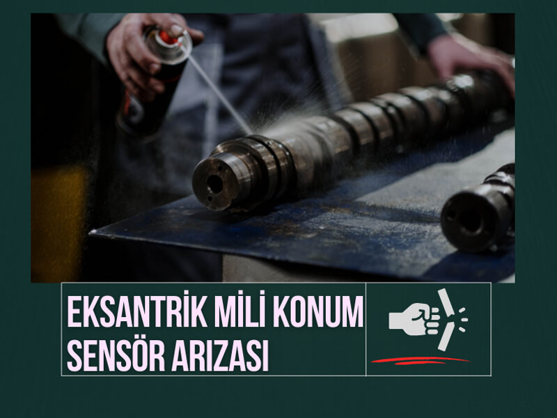 Eksantrik mili konum sensör arızası